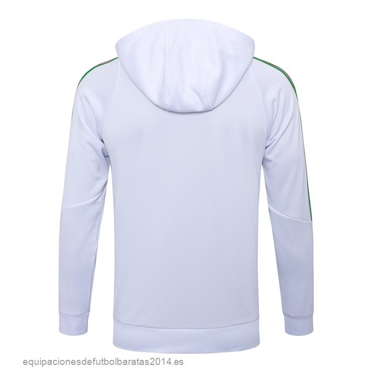 Nuevo Chaqueta Con Capucha Italia 2024 Blanco Baratas